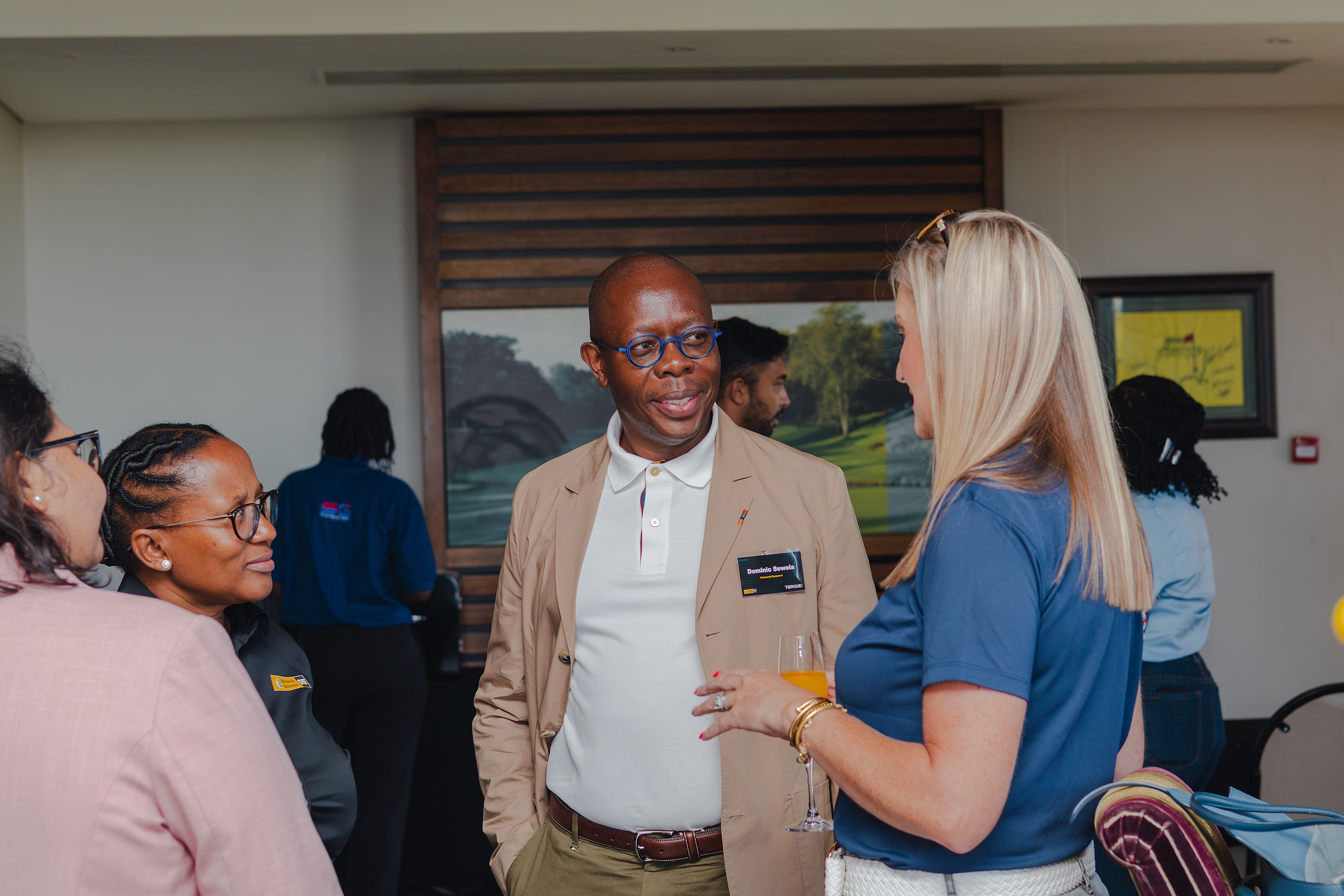 Torque Club members at an exclusive breakfast event 